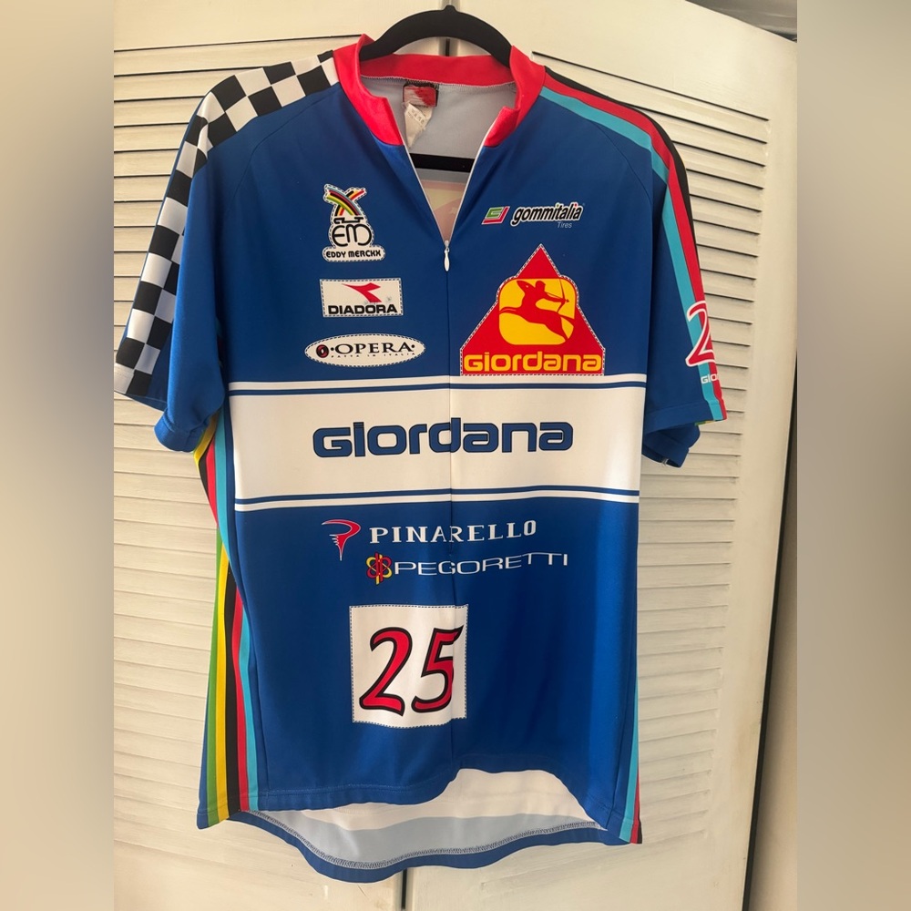 Giordana Blue Cycling Jersey